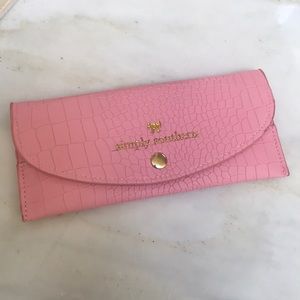 Simply Southern Pink Leather Wallet